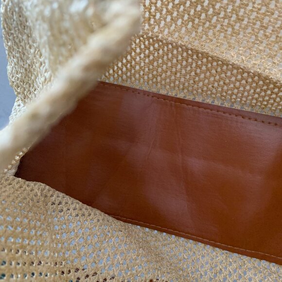 AB Woven Beach Shopper Everyday Large Capacity Tote Bag Handbag - Picture 5 of 13